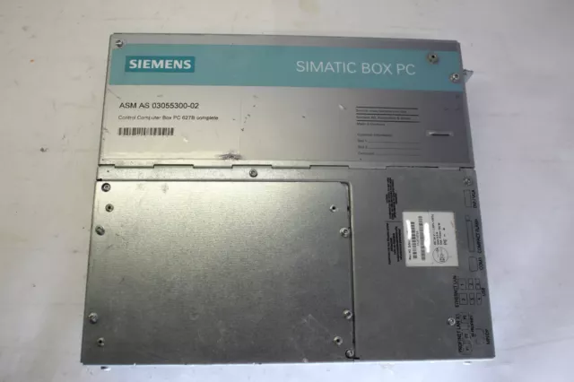 Siemens Simatic Box Control Computer BOX PC627B 6BK1000-0AE40-1AA0 AS03055300-02