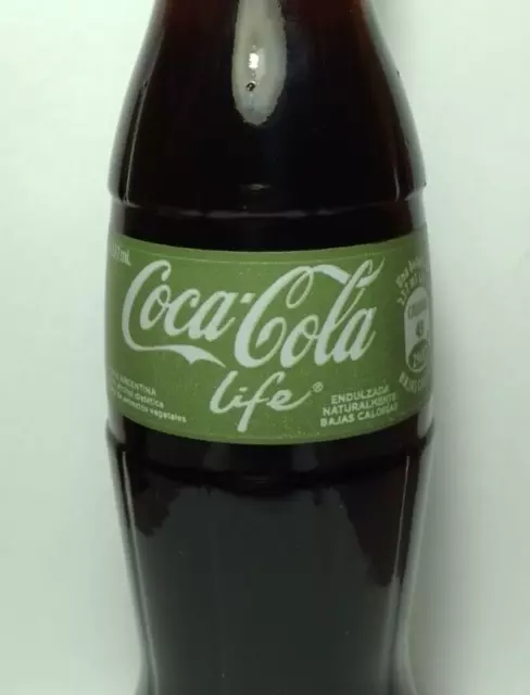 coca cola bottle coke botella life argentina 237ml 2013 ( send empty )