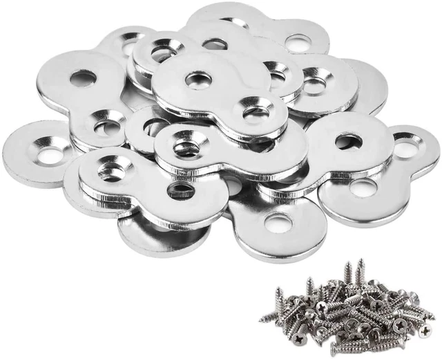 20 Pack Steel Desk Top Fastener Clip Eight Fasteners Heavy Duty Figure NEW