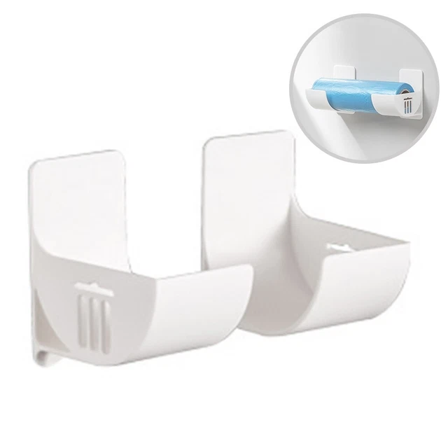 SUPPORT MURAL DE sacs poubelles, 2 paires, boîte de rangement de sacs