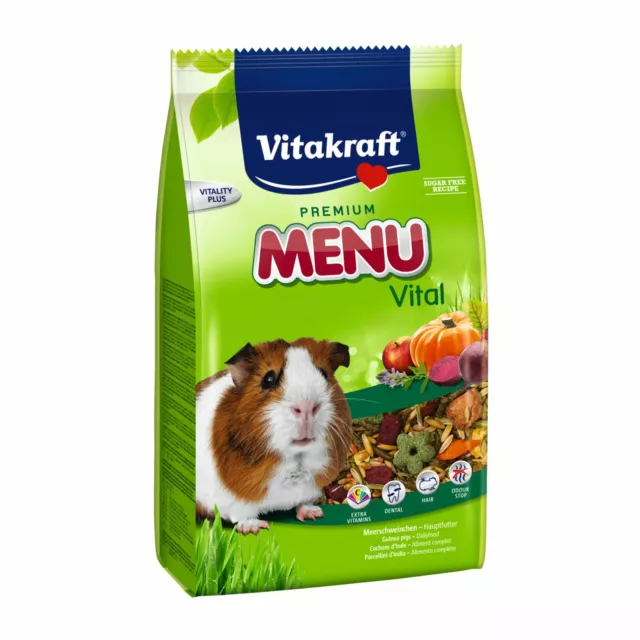 VITAKRAFT Premium Menu Cochon D'Inde 5 KG Nourriture Alimentation Du Rongeurs