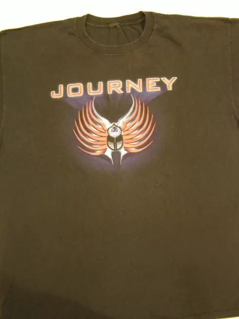 Journey Under the Radar 2002 Concert Tour T-Shirt Black size XXL