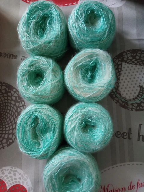 8 pelotes de laine épaisse assorties pour le crochet, laine très
