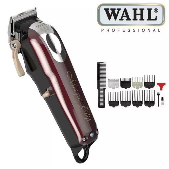 Wahl Professional 5-Star Cordless Magic Clip Hair Clipper  With Taper Lever