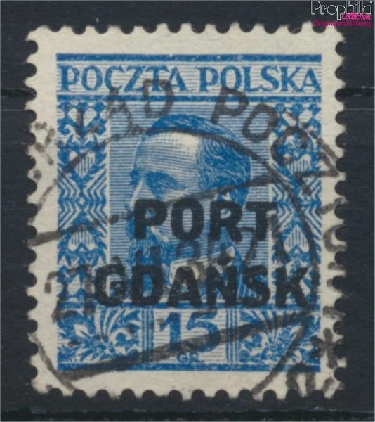 Briefmarken Polnische Post Danzig 1930 Mi 24 gestempelt (9975611