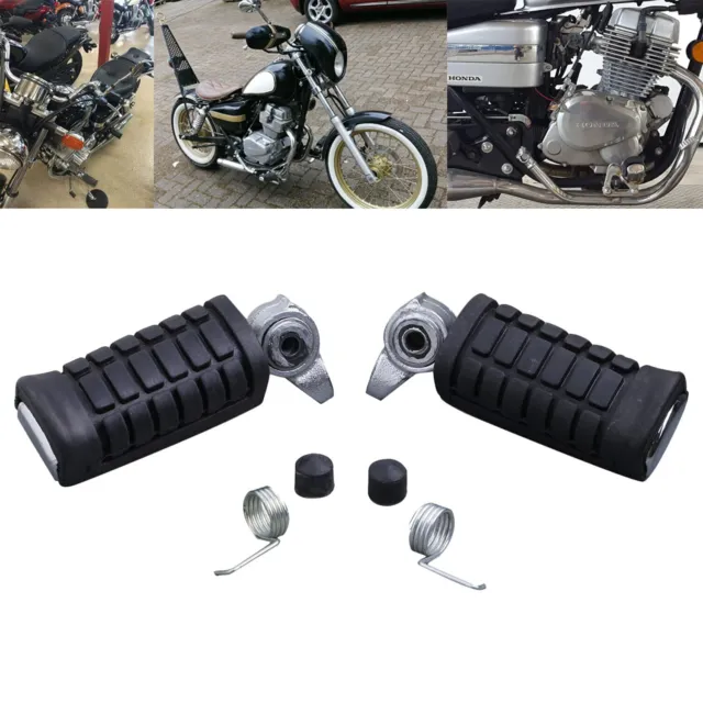 Front Rider Foot Pegs Rest Pedal Footpegs For Honda CMX250 Rebel CA250 1996-2011