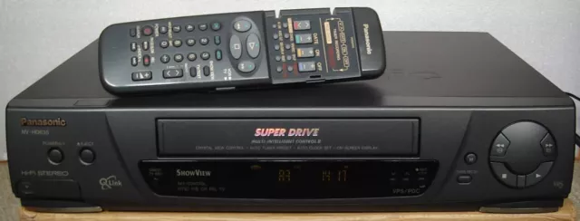 VHS Videorecorder Panasonic NV-HD635, Fernbedienung,Videorekorder NV-HD630 HD640