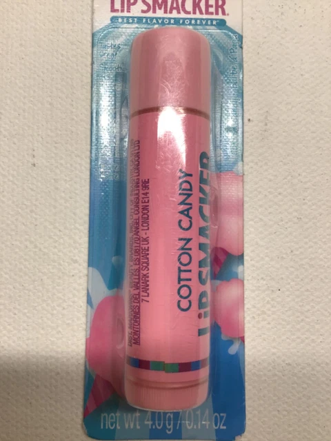 NEW Lip Smacker Moisturizing Flavored Lip Balm Cotton Candy Flavor 3