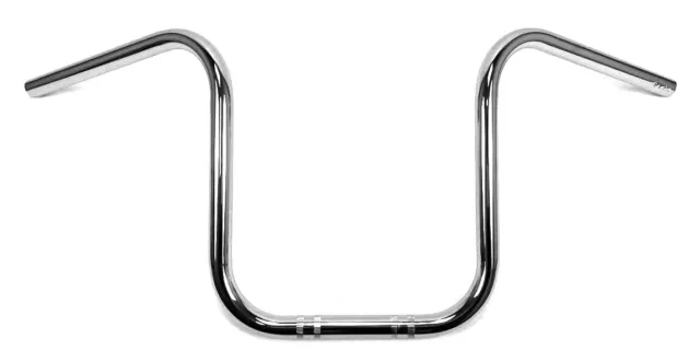 7/8 Inch (22mm) Universal Handlebars Narrow Ape Hanger 12 Inch Chrome