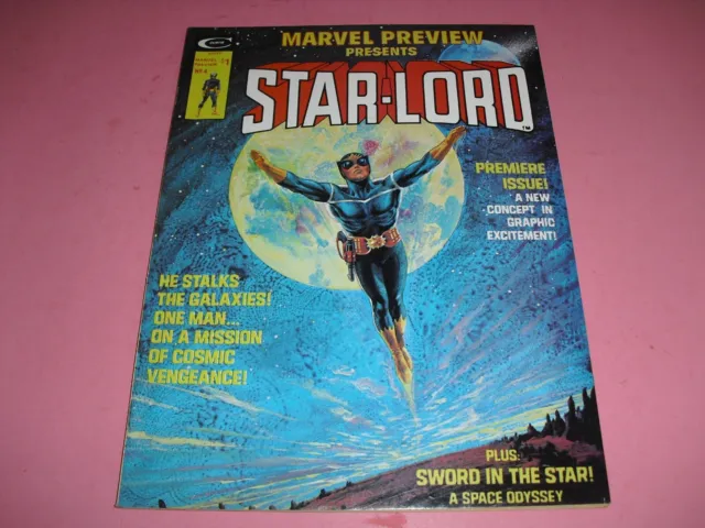 Marvel Preview #4 in VF 8.0 COND from 1976! Origin & 1st app Star Lord very fine