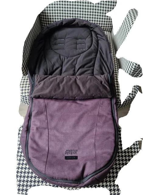 Mamas & Papas Kinderwagen Cosytoes Fußmuff für OCARRO XT2 xt3 Urbo Sola SCHWARZER RABE,
