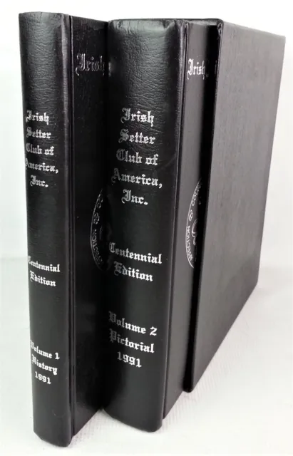 Irish Setter Club of America Centennial Ed 2 Vol + Slipcase History Pictorial 91