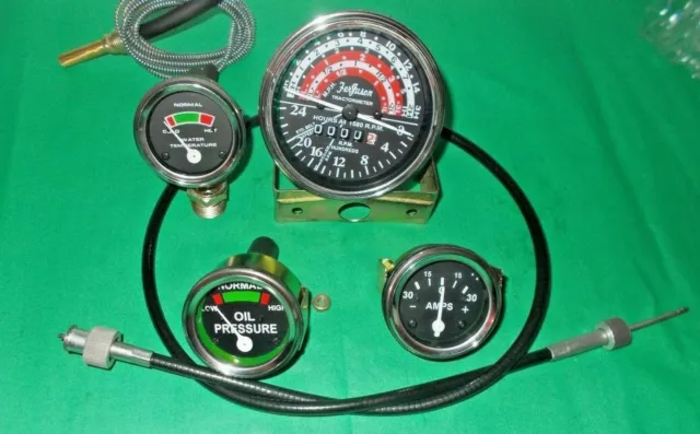 Massey Harris 50 Ferguson 50 tractor tachometer & guages kit with tacho cable