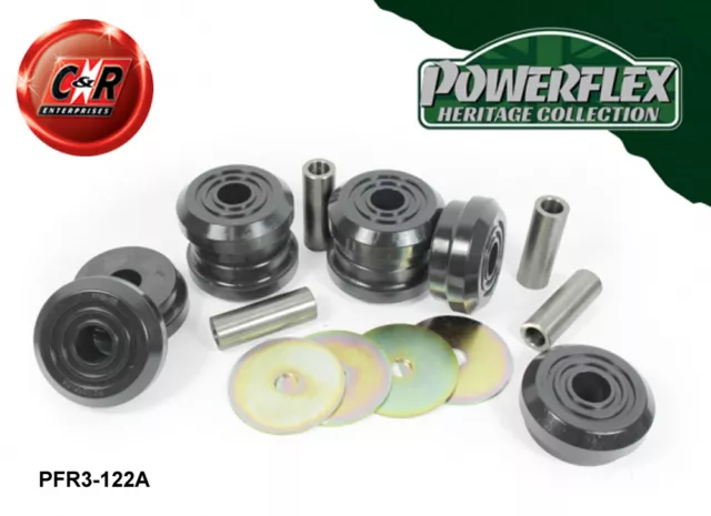 Powerflex Heritage RR Boccole Sottoscocca per Audi 80, 90 4WD + Avant 92-96