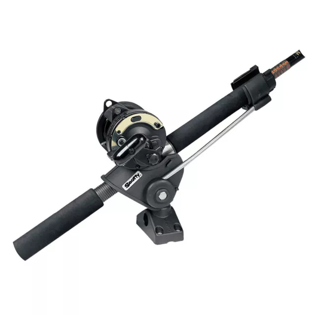 Scotty 240 Striker Rod Holder with 241 Side Deck Mount - Fishing