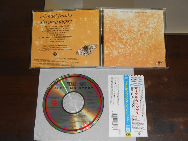 MICHAEL FRANKS Sleeping Gypsy CD Japan 8 tracks Warner Bros WPCP-3479 obi