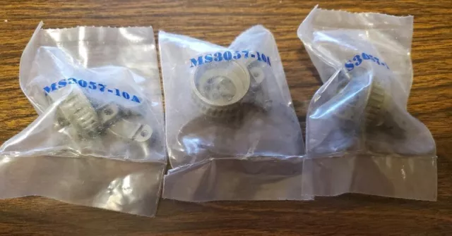 3 New, Sealed  Amphenol   Ms 3057-10A   Circular Cable Clamp Connector