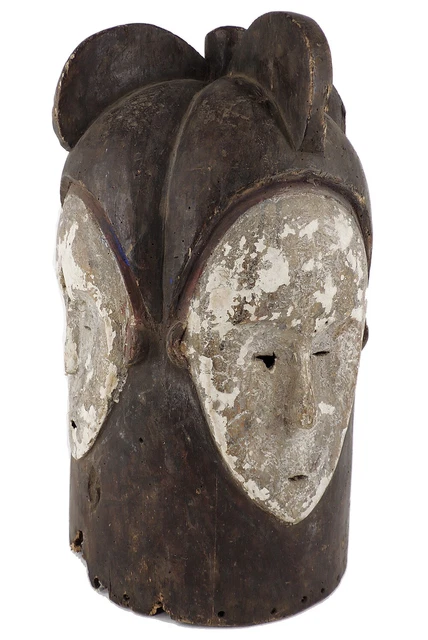 Fang Four Faced Helmet Mask Gabon African Art Collection