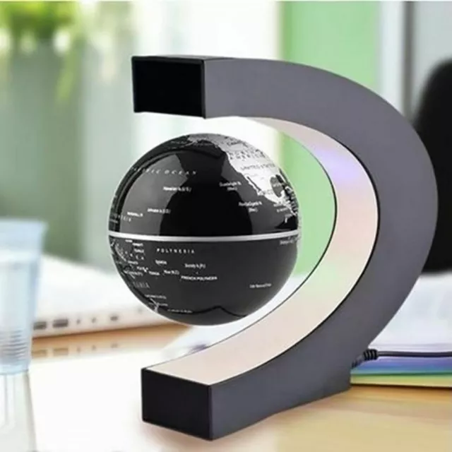 Novelty Antigravity Lamp Magnetic Levitation Globe Floating LED Light World Map