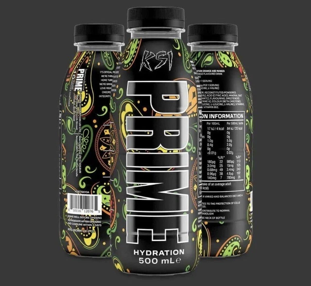 PRIME KSI & Logan Paul Hydration/Energy Drinks £8.00 PicClick UK