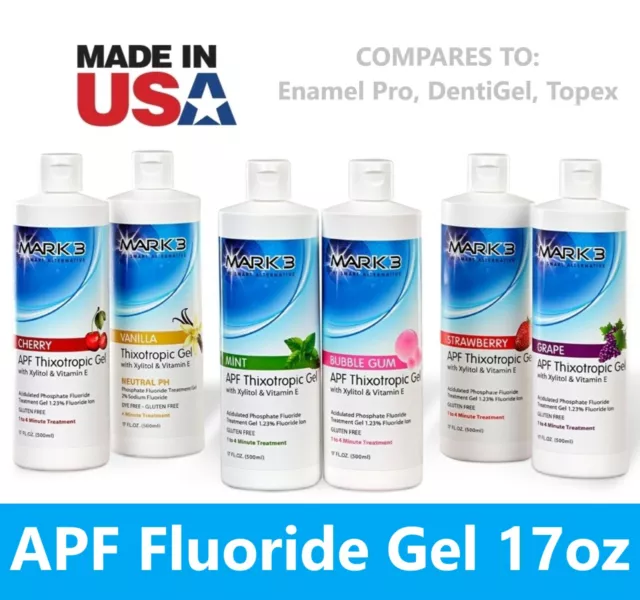 Dental Fluoride Gel Dental APF Thixotrophic Fluoride 1.23% 17 oz., Up to 10/Pack