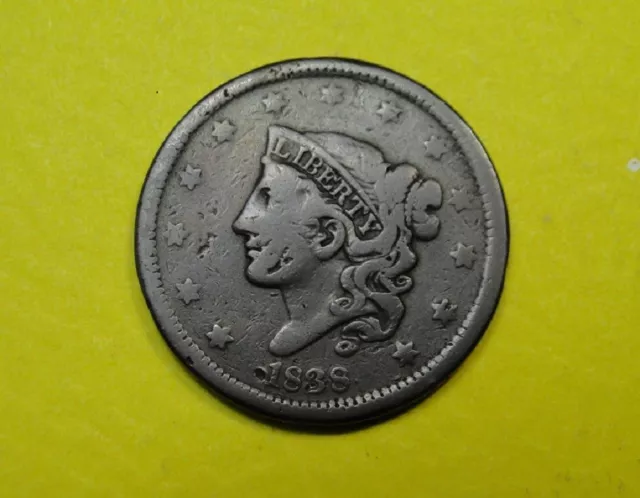 1838 Large Cent