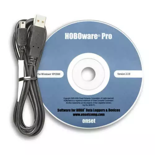 Onset BHW-PRO-USB HOBOware Pro Graphing and Analysis Sftwr, USB Drive