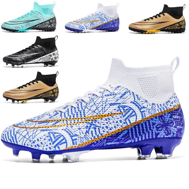 Herren Fußball schuhe AG Stollen Nocken Fussball Stiefel Outdoor Indoor Sneaker