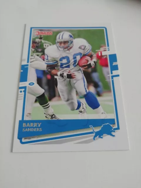 Barry Sanders Detroit Lions 2020 Panini Donruss #102 NFL Trading Card