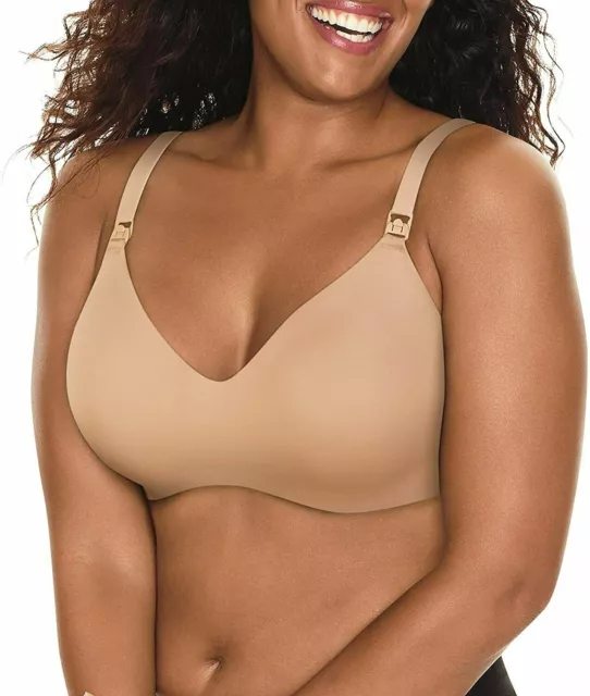 PLAYTEX BRA LARGE Nursing Gray Full Coverage Padded Wireless Lined Pull  Over £9.76 - PicClick UK