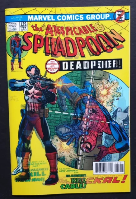 US comic Deadpool 287 Amazing Spiderman 129 Lenticular 3D cover Zustand 0-