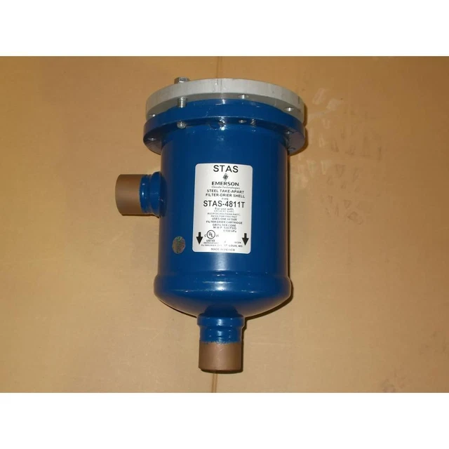Emerson Stas-4811T/053007 1-3/8"Sweat Liquid Line Take-Apart Filter Drier Shell