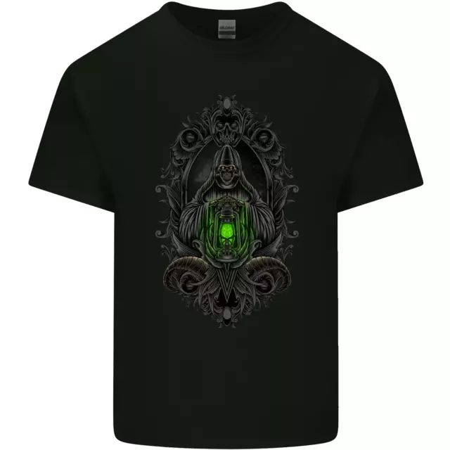 Grim Reaper Gothic Skull Heavy Metal Mens Cotton T-Shirt Tee Top