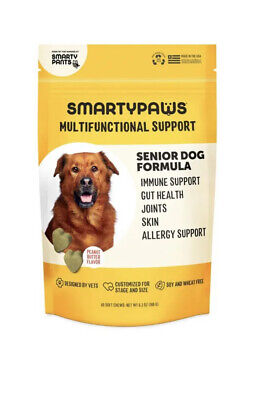 SmartyPants Dog Vitamins and Supplements, Senior Formula: Multivitamin with