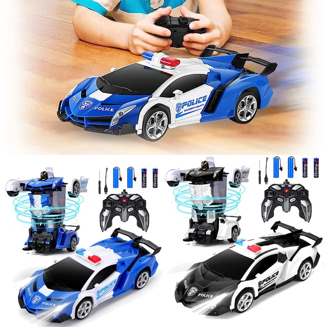TRANSFORMING RC ROBOT Car Remote Control Gesture Sensing Kids Boys Toy