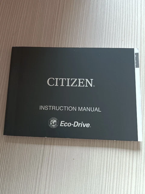 CITIZEN ECO DRIVE CTZ B8340 Instruction Manual Instructions