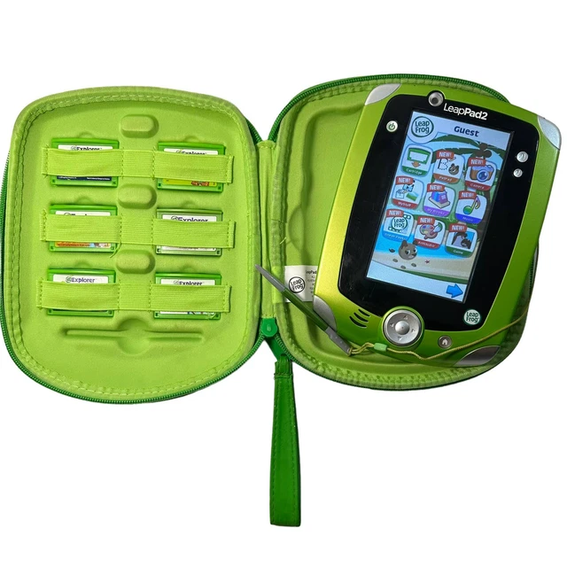 LeapPad 2 by Leapfrog Learning Tablet, Case, and 6 Games Disney Scooby Doo Pixar