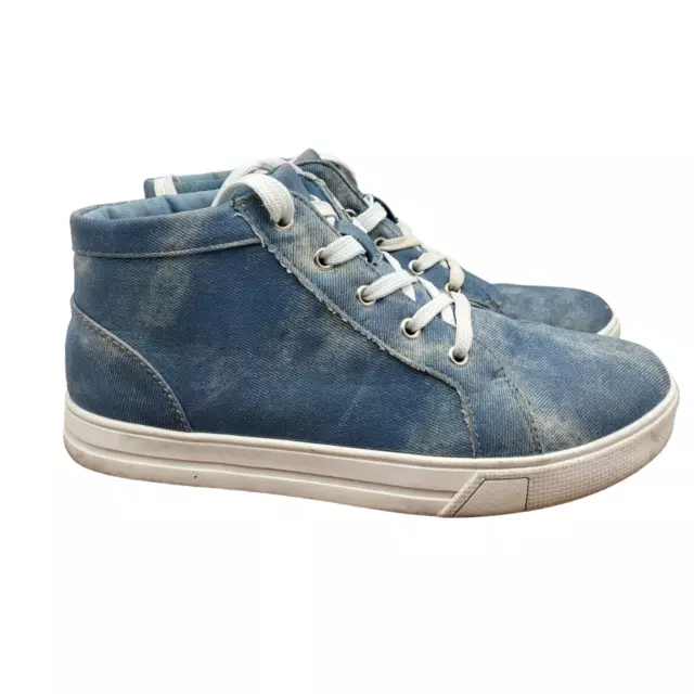 Avon Cushion Walk Sneakers Womens Size 8 Blue HIgh Tops Shoes