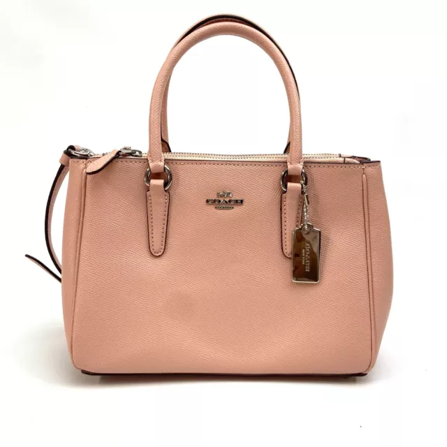 COACH Crossgrain Leather Signature Christie Carryall