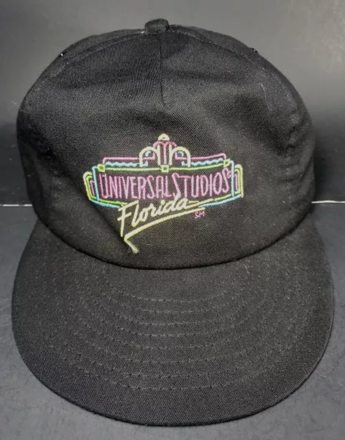 VINTAGE 1989 Universal Studios Florida Hat Cap 80s Trucker SnapBack One Size