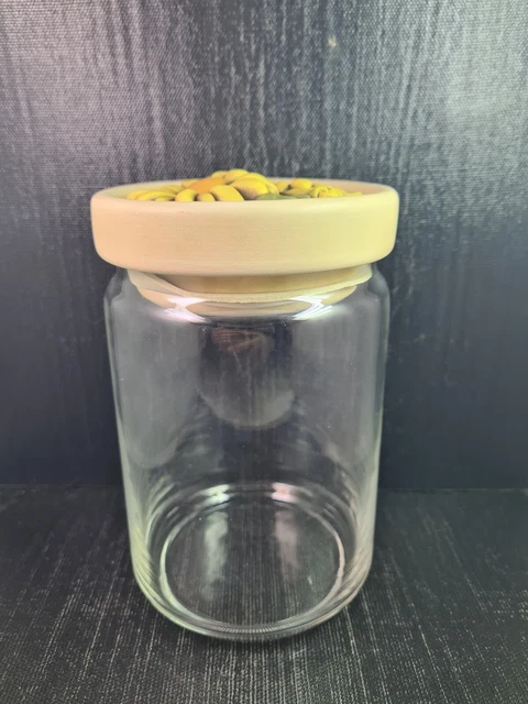 Barattolo Portasale In Ceramica Smaltata Avorio - Linea Le Casette, Design Elegante - Foto 3