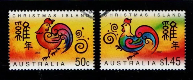 Australia Christmas Island 2005 Year of the Rooster VF Used CTO