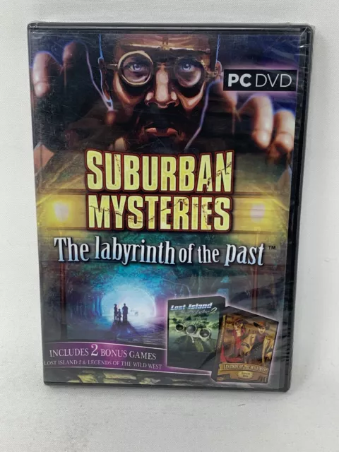 SUBURBAN MYSTERIES: The LABYRINTH OF PAST Hidden Object 3 PACK PC Game DVD NEW