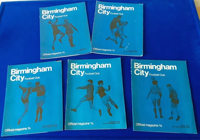 Birmingham City line up for a team photograph at St Andrew's