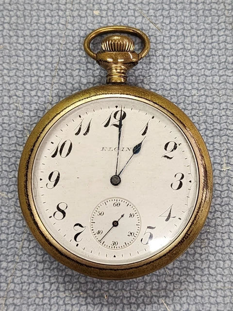 1915 Elgin 293 16s 7j 20 Year Gold Filled Pocket Watch - Watchmaker Repair Parts