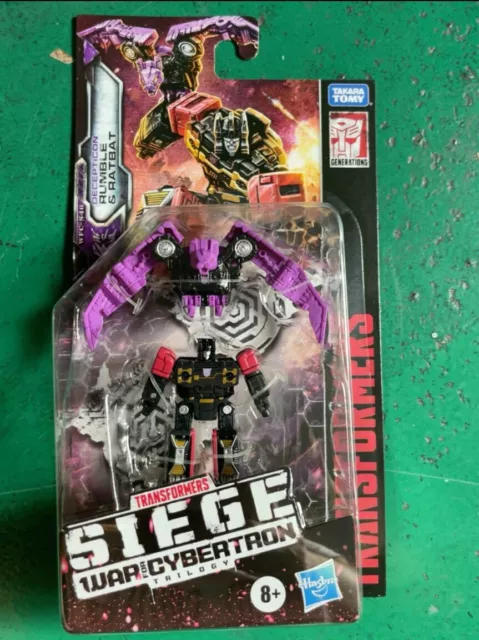 Hasbro Transformers War For Cybertron Siege Rumble & Ratbat Action Figure toys