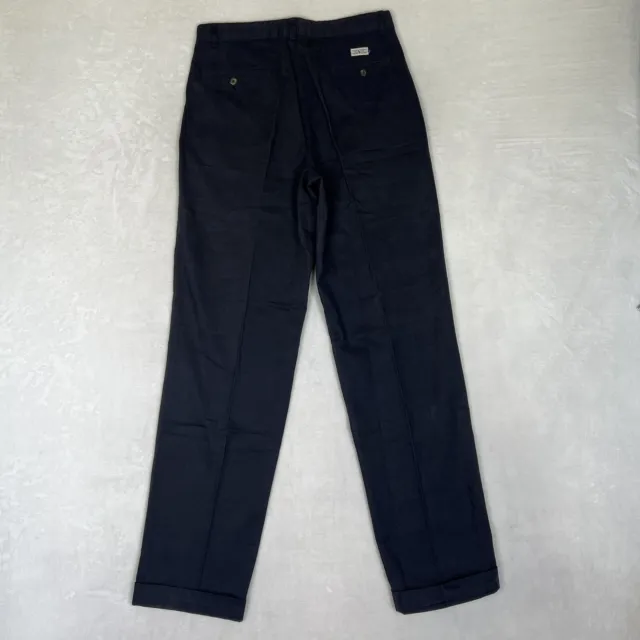 NWT Polo Ralph Lauren Chino Pants Mens 33x36 Cuffed Pleated Blue Casual