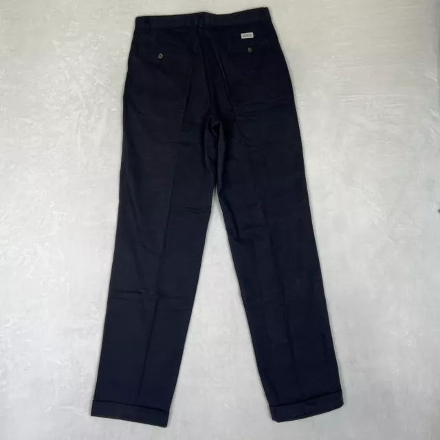 NWT Polo Ralph Lauren Chino Pants Mens 33x36 Cuffed Pleated Blue Casual