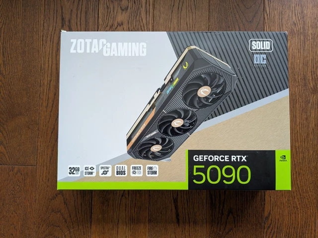 ZOTAC GEFORCE RTX 5090 Solid OC 32GB GDDR7 GPU - Trusted Seller, Ships ...