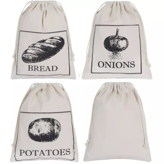 Bread Potato Onion Veg Storage Bag Keeps Fresh Longer Loaf Kitchen Eco Friendly